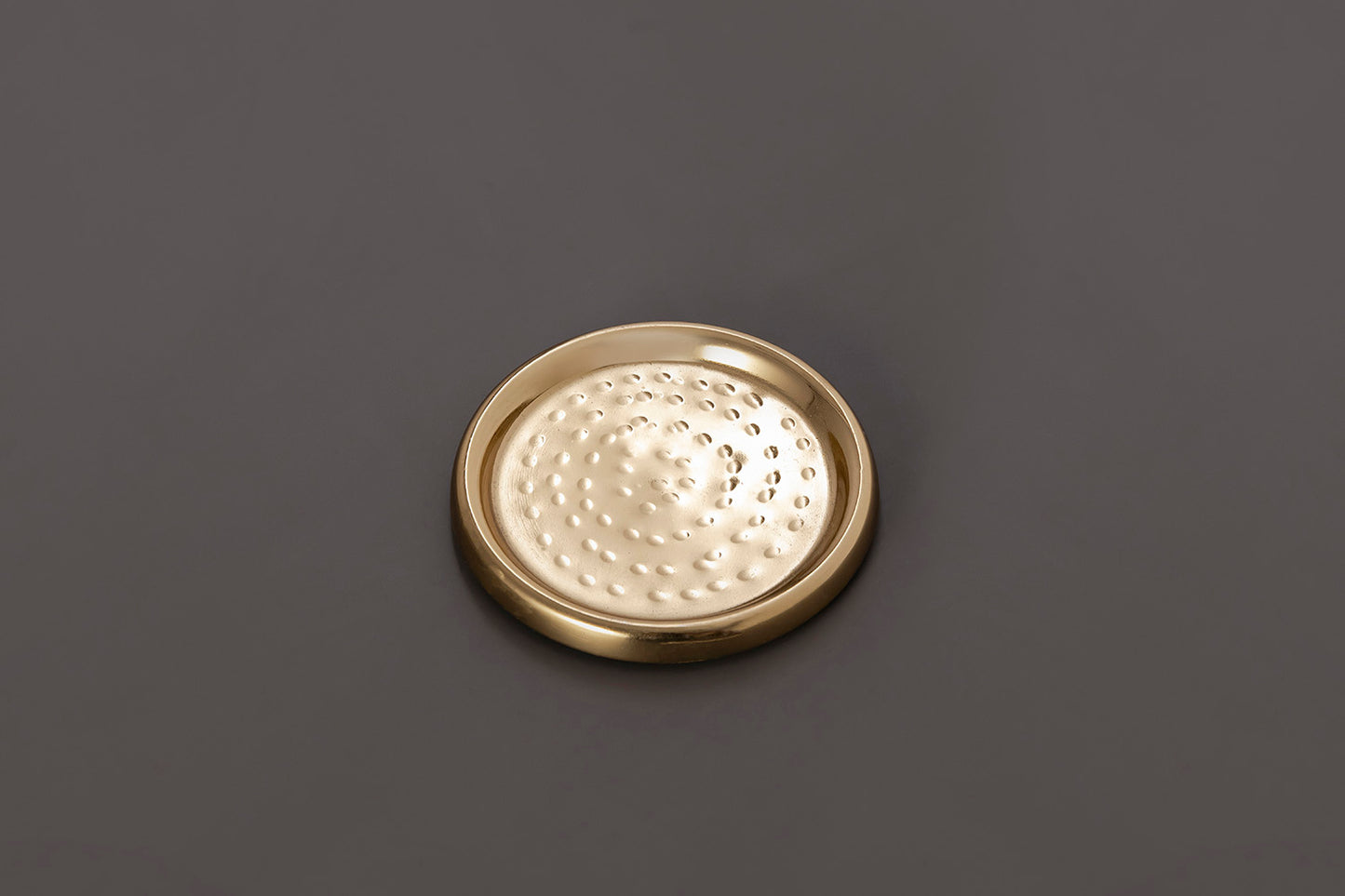 Beveled Hammered Gold Coaster