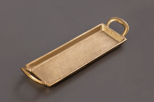 Gold casted Aluminium Tray